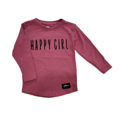Detské bavlnené tričko HAPPY GIRL