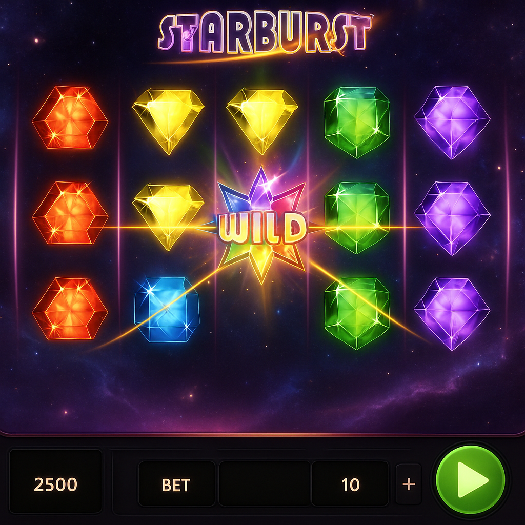 Zodiac Casino - Starburst Slot - NetEnt Game